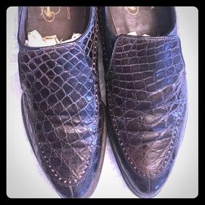 Vintage FLORSHEIM IMPERIAL Men’s Alligator  9.5 narrow